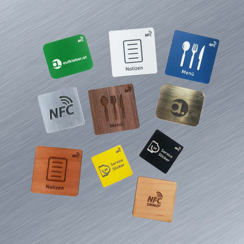 NFC Aufkleber für Metalloberflächen