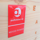Doming-Industrieaufkleber für glatte Holzoberflächen - Aufkleber, Sticker