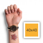 Farbtattoo klein 40x40 mm - Stainer Schriften - werbemittel.at