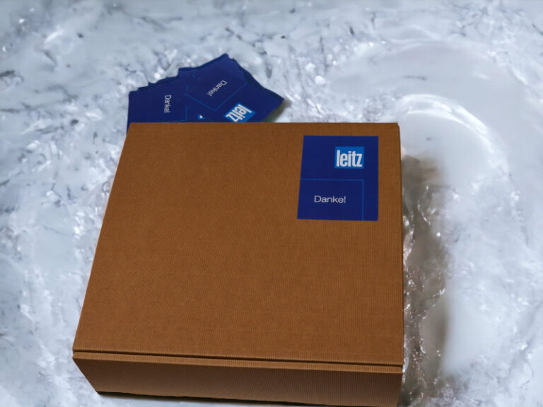 Sticker für Kundengeschenk-Box - made by ebets - aufkleber.at
