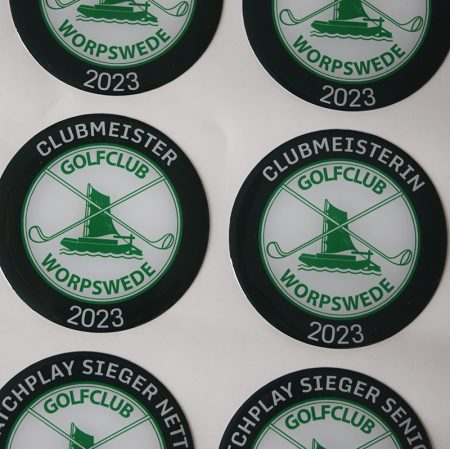 Aufkleber-Golfglub