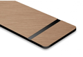 Laminat kupfer gebürstet (Gravur schwarz)