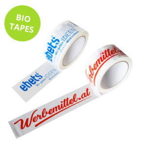 Bio Klebeband - einfärbig bedruckt - aufkleber.at